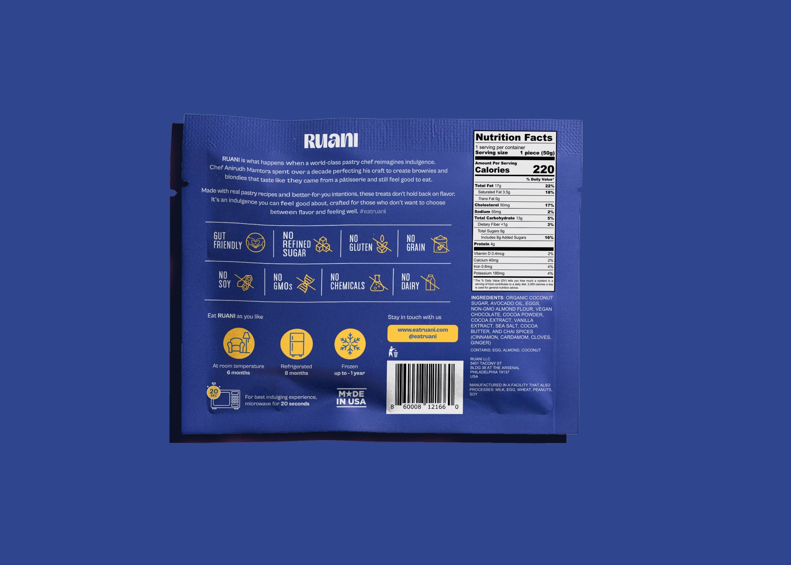 6 Pack Delicious Chai Spiced Blondie