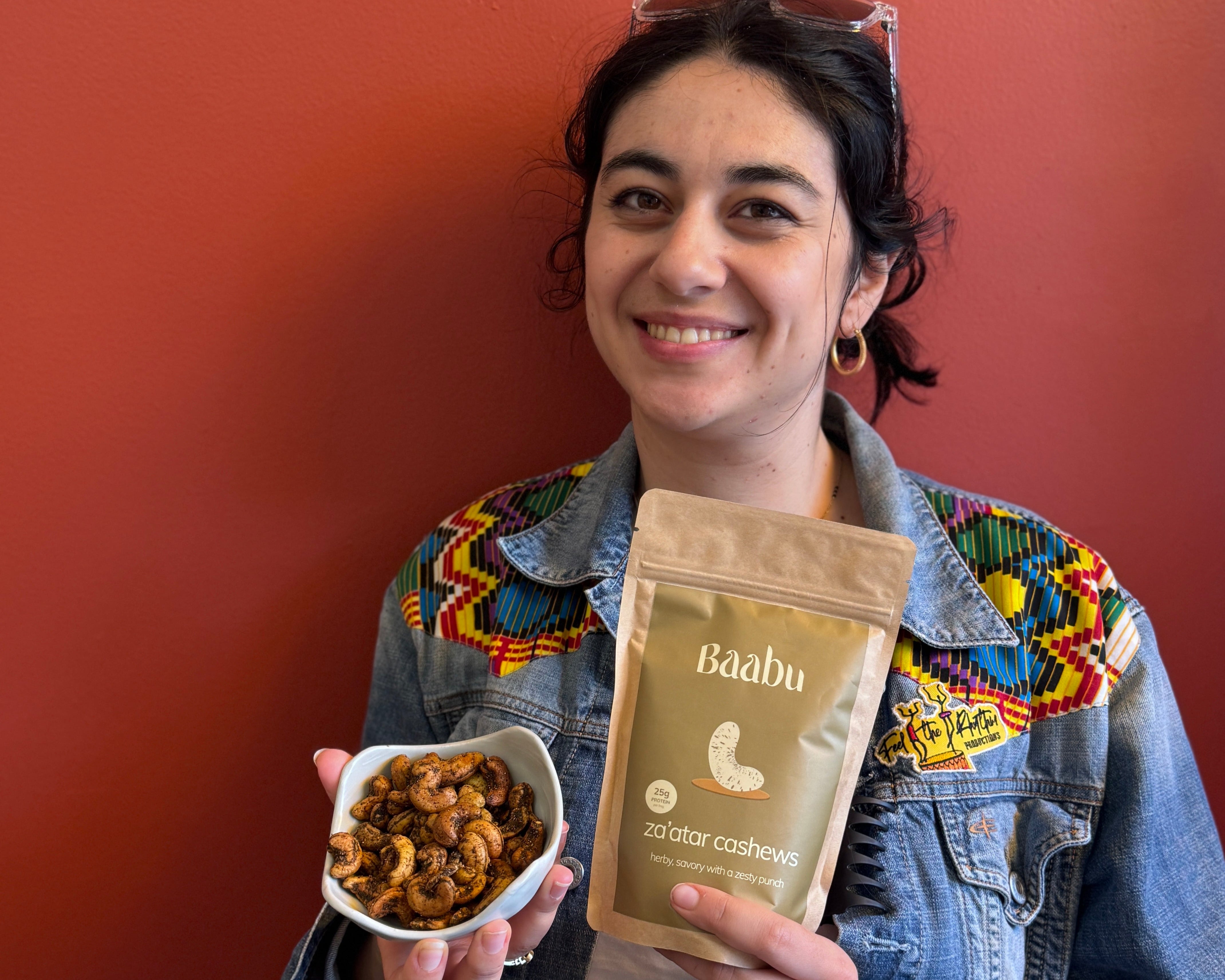 Za'atar Cashews 🌿 (Organic - 6oz)