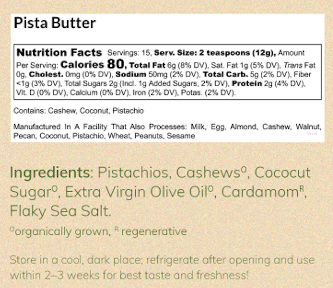 Pistachio Cardamom Spread 😋 (6oz)